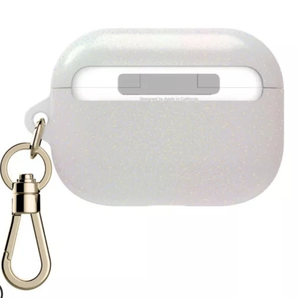 Kate Spade AirPods Pro White Glitter Case - Picture 6 of 6